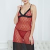 Kadın Şık Fantezi Uzun Elbise Gecelik Harness 3858 - Royaleks