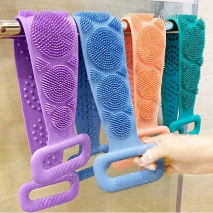 Silikon Çift Taraflı Banyo Kesesi