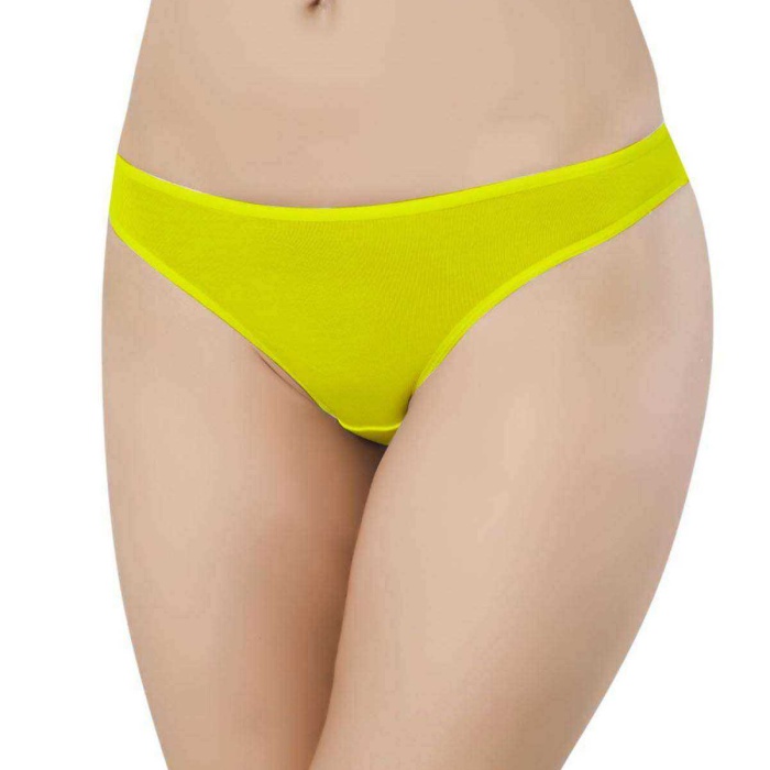8 adet Süper Eko Set Likralı Kadın Slip Külot Sarı Kırmızı