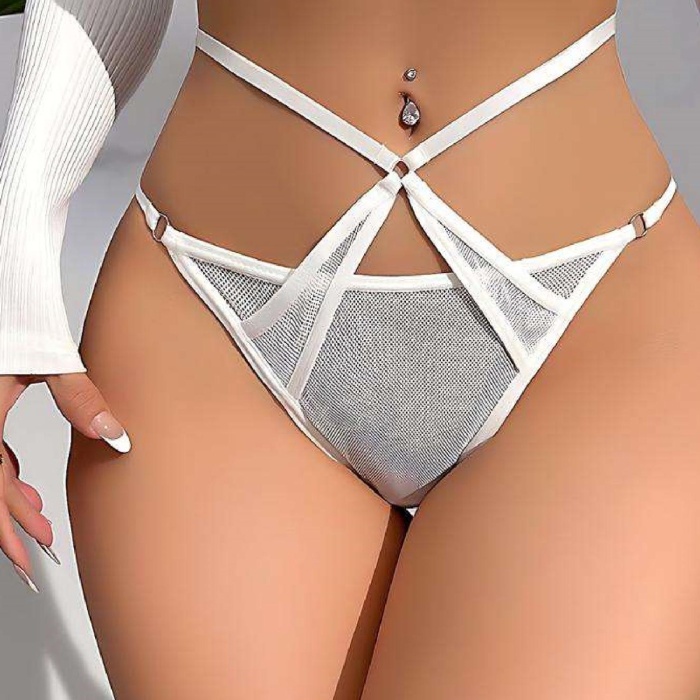 Kadın Fantezi İç Giyim Tanga Külot Perfect Fall 303 Beyaz - Royaleks