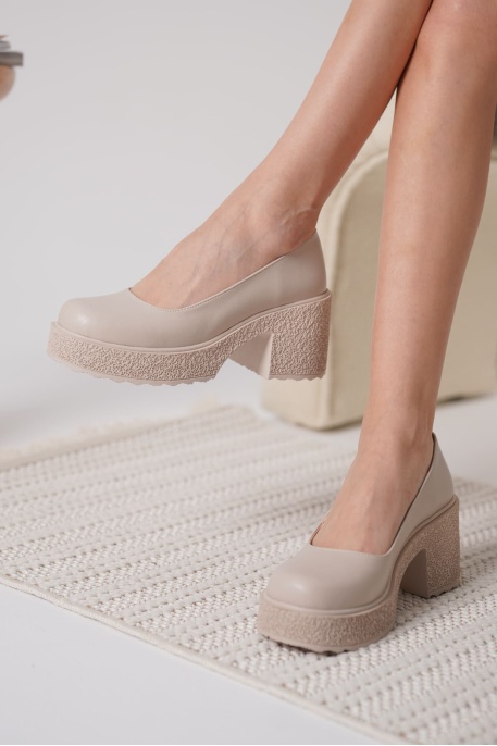 Kadın Bej Günlük Ayakkabı TR06MS04D