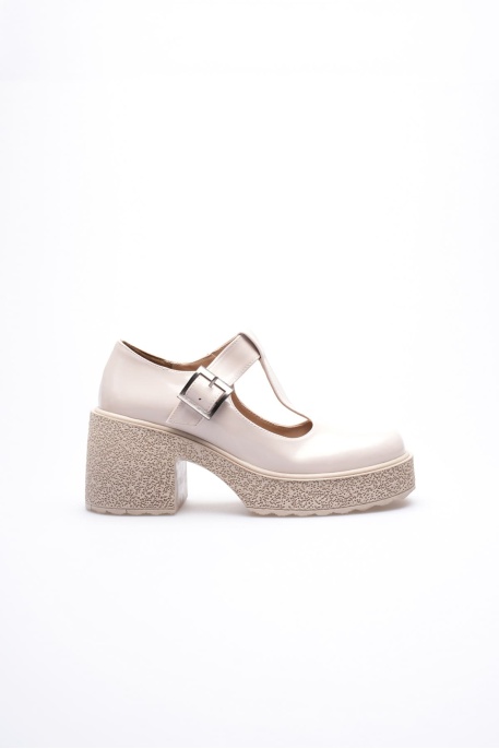 Kadın Bej Rugan Günlük Ayakkabı TR06MS06D