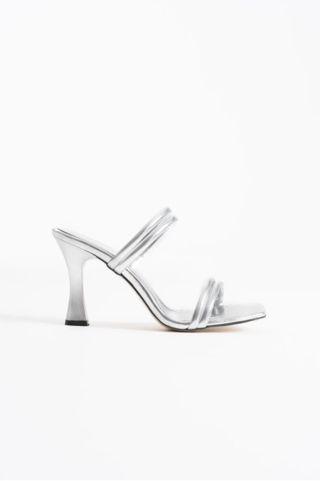 Kadın Gümüş Topuklu Terlik TR20MY20D