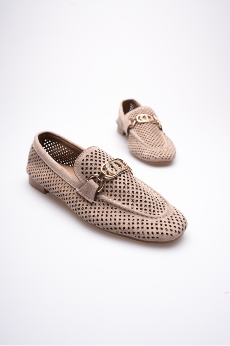 Kadın Süet Vizon Günlük Ayakkabı TR27MS02D