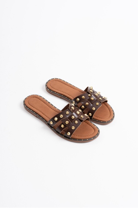 Acı Kahve Hakiki Deri Terlik TR31MY68F