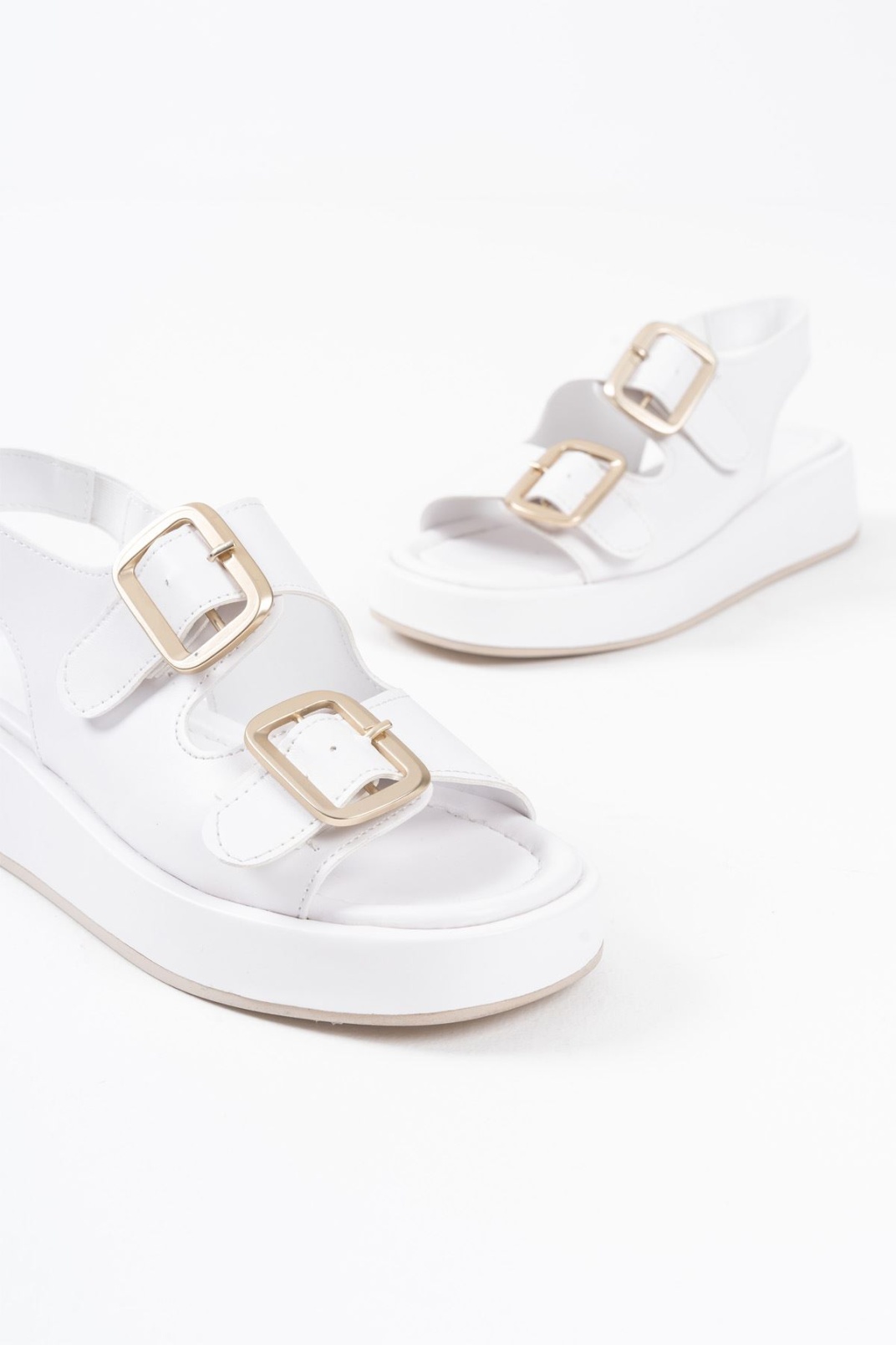 Beyaz Cilt Kadın Sandalet TR17MY02B