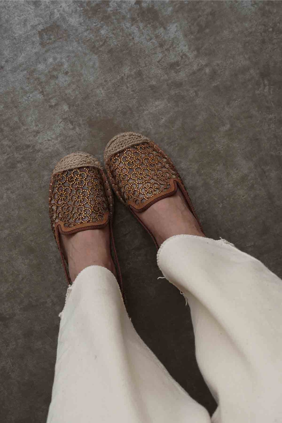 Kadın Taba Espadril Ayakkabı TR35MY07C