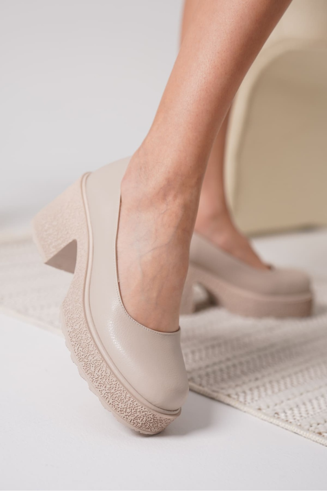 Kadın Bej Günlük Ayakkabı TR06MS04D