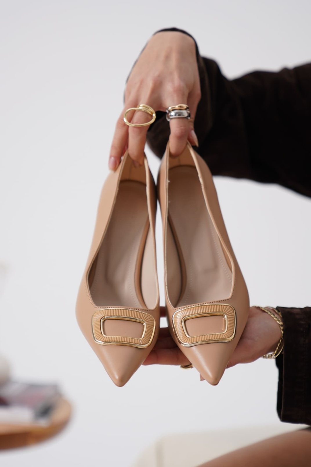 Kadın Nude Topuklu Ayakkabı TR12MS07D