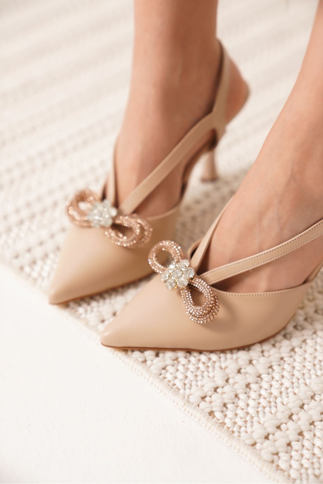 Kadın Nude Topuklu Ayakkabı TR08MS38B