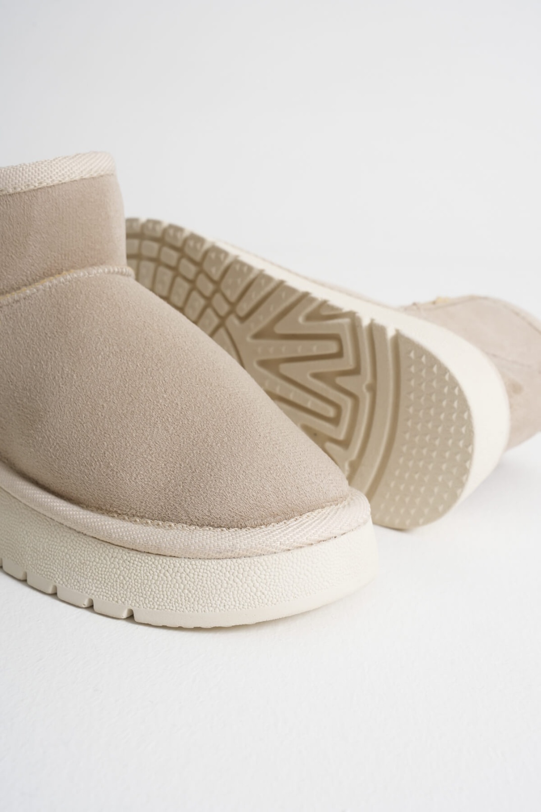 Kadın Bej Kışlık Kürklü Bot TR14MK03B