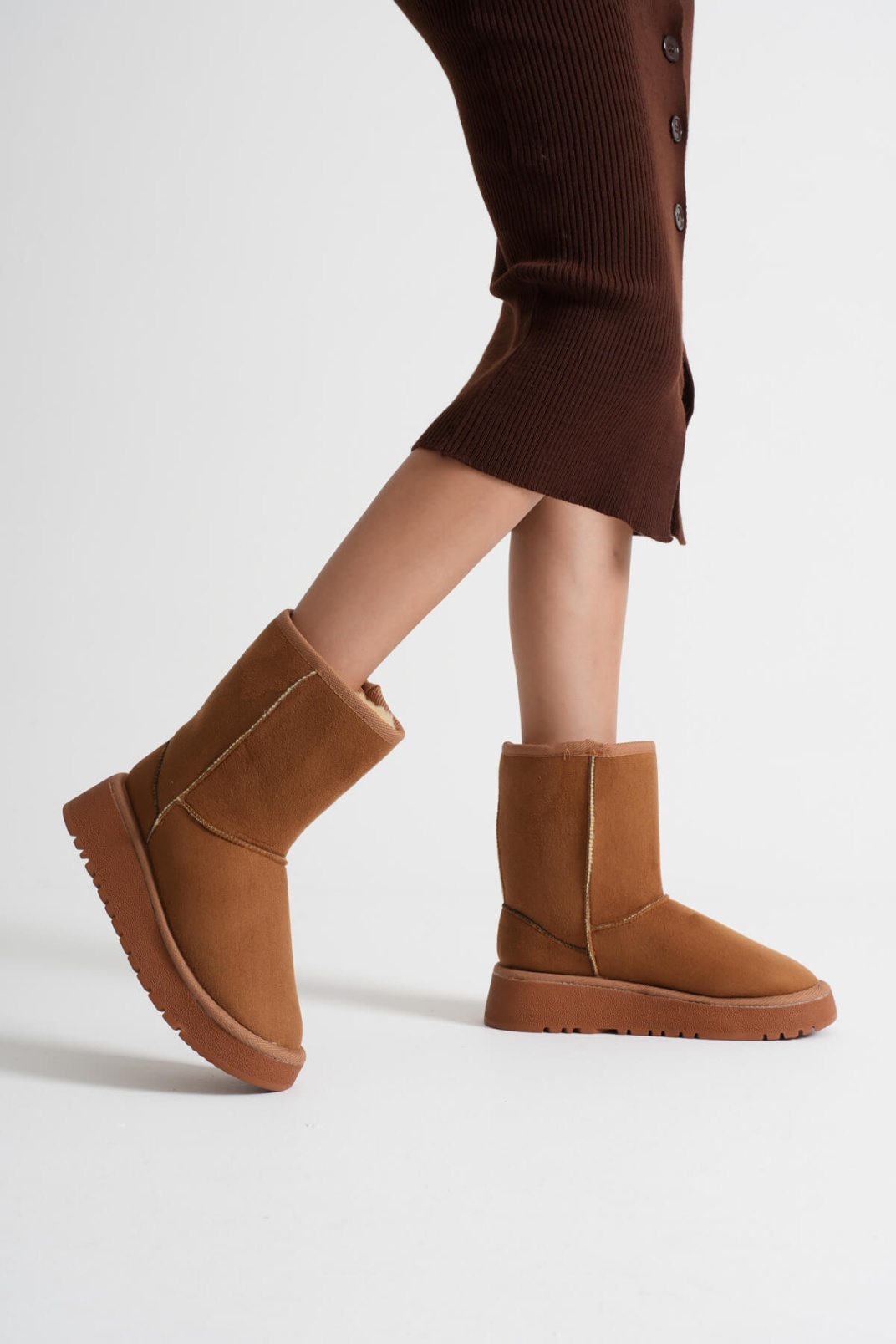 Kadın Taba Kışlık Kürklü Bot TR14MK04C