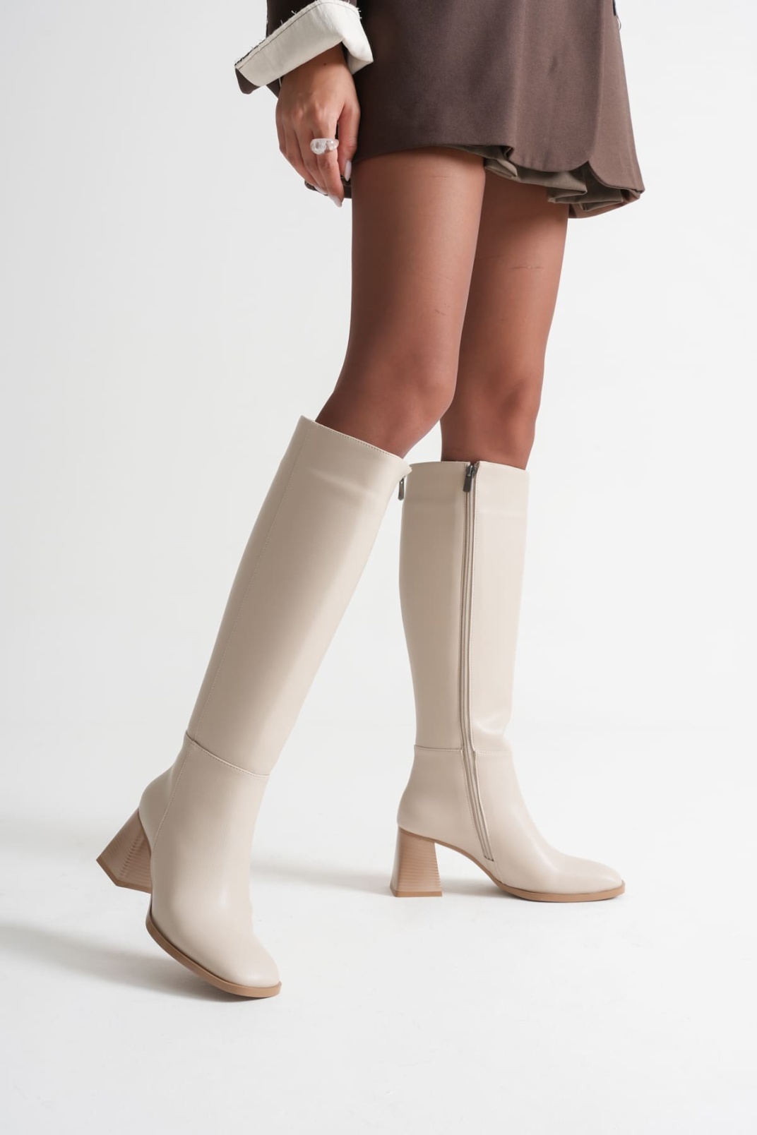 Kadın Bej Kışlık Çizme TR08MK20B