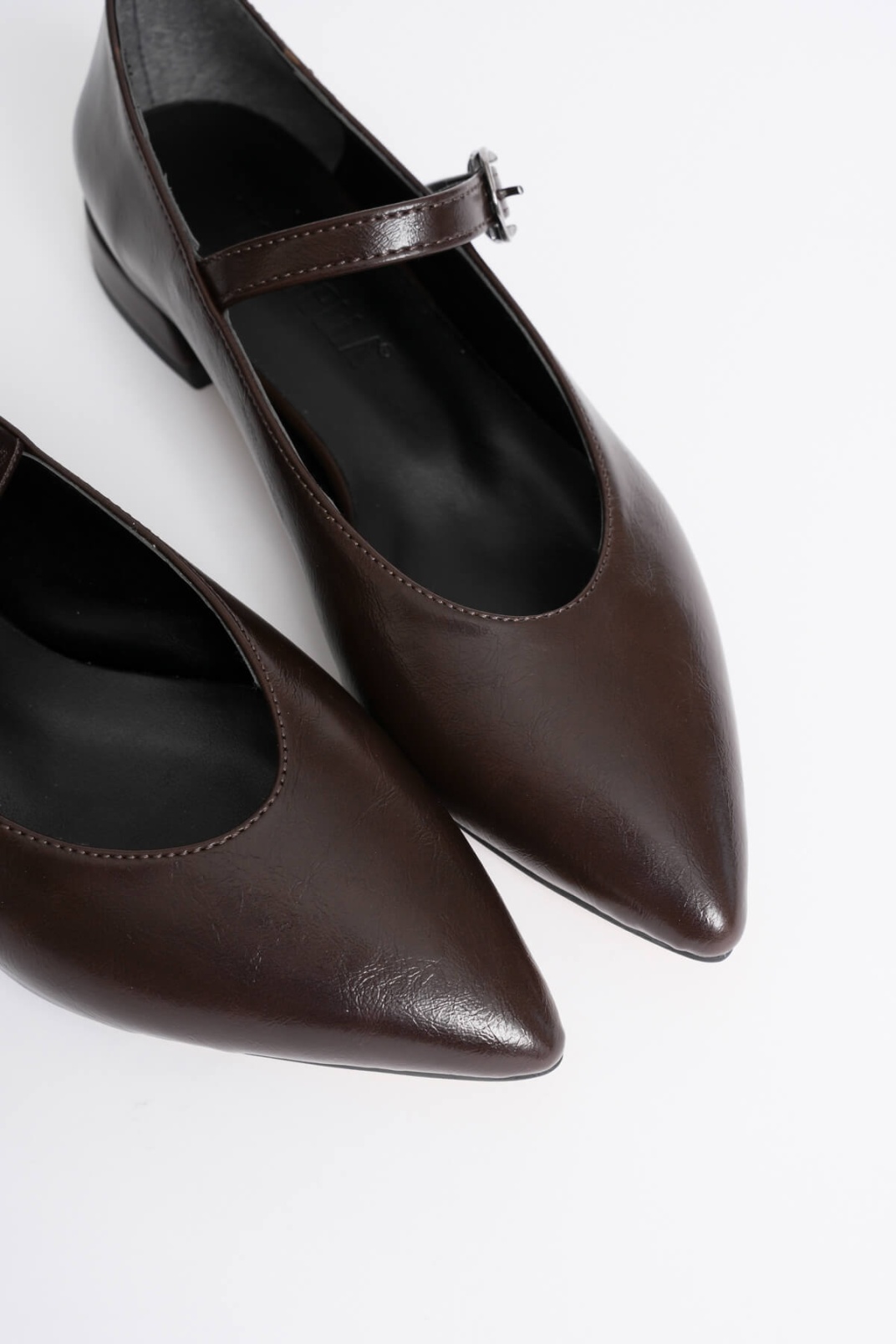 Kadın Acı Kahve Günlük Kısa Topuklu Ayakkabı TR23MS01B