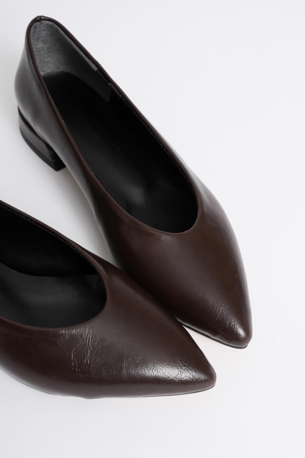 Kadın Acı Kahve Günlük Kısa Topuklu Ayakkabı TR23MS02B