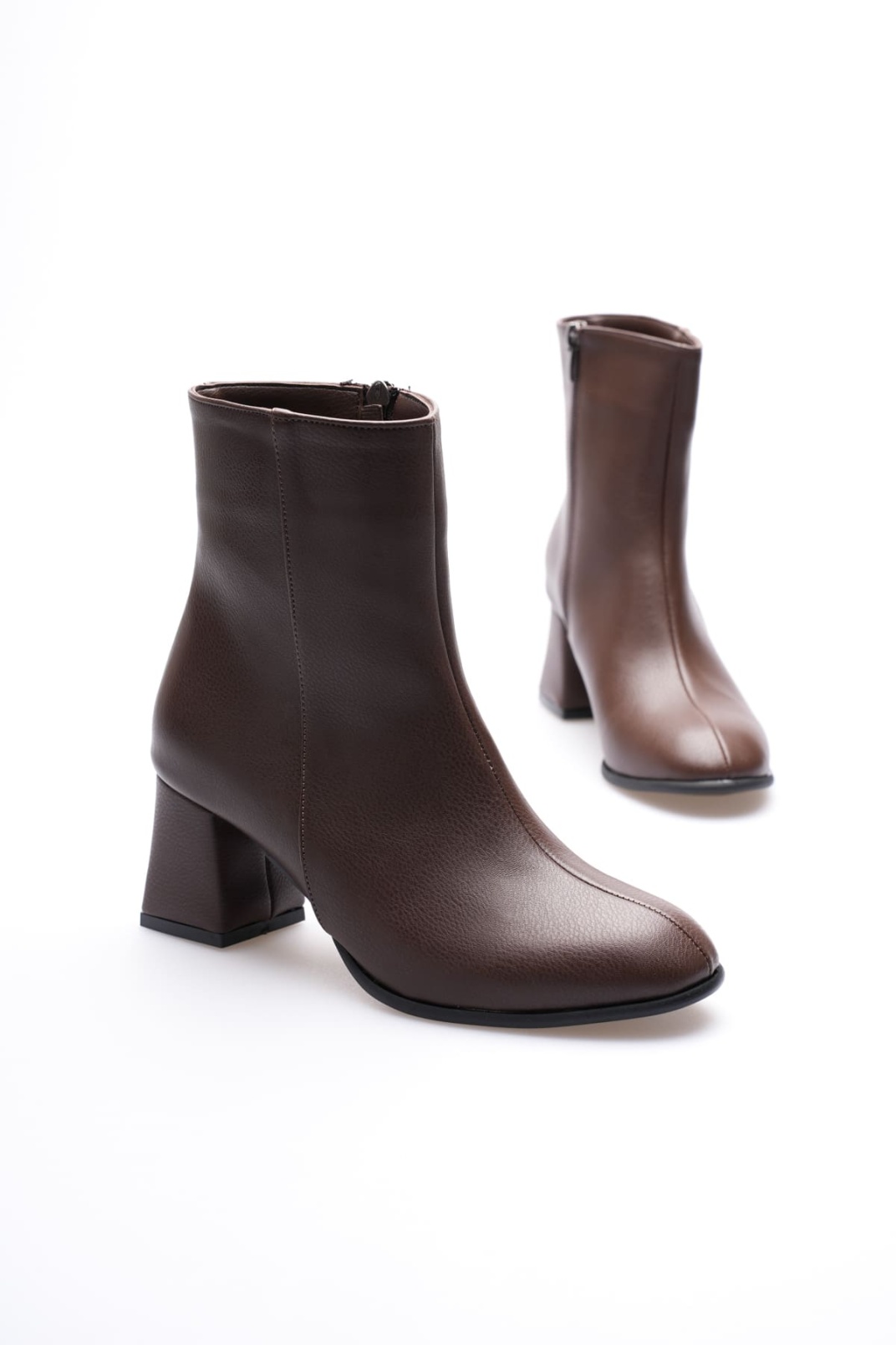 Kadın Kışlık Acı Kahve Kalın Topuklu Bot TR12MK04E