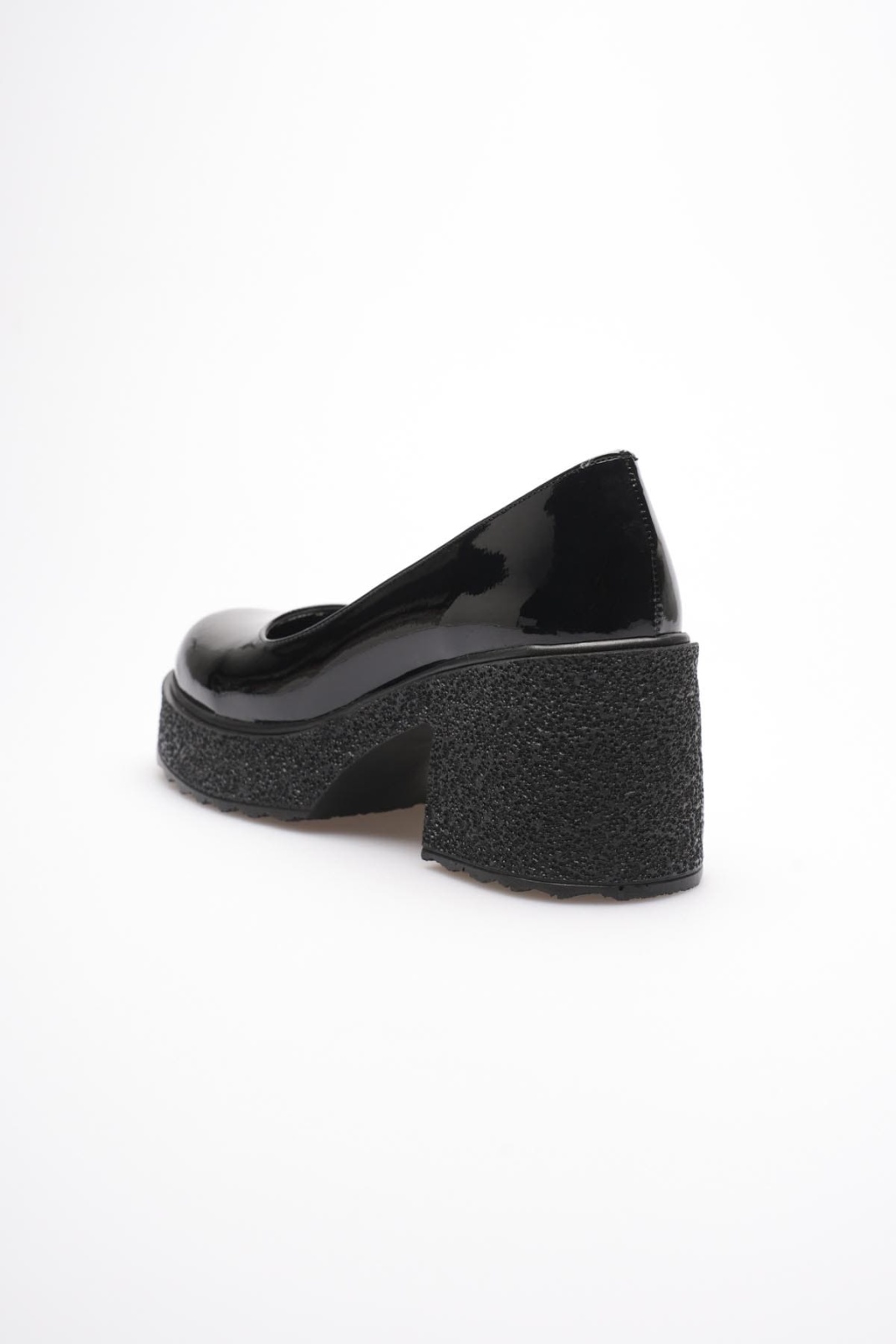 Kadın Siyah Rugan Günlük Ayakkabı TR06MS04A