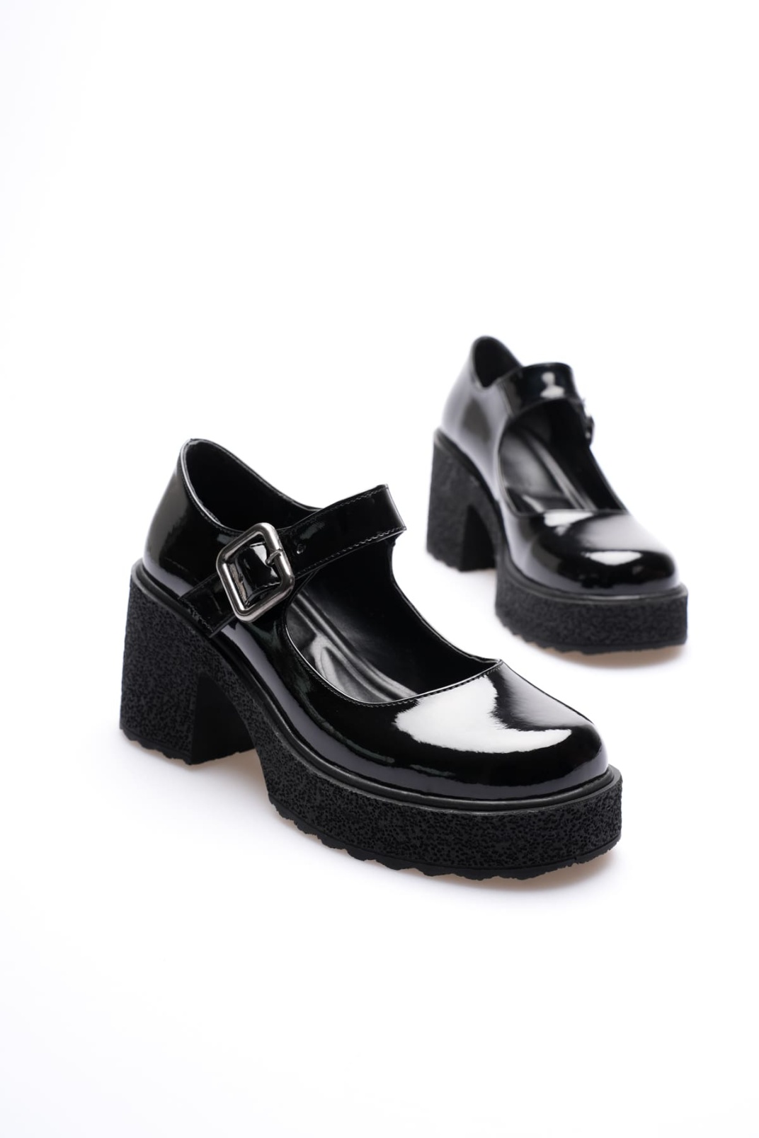 Kadın Siyah Rugan Günlük Ayakkabı TR06MS05A