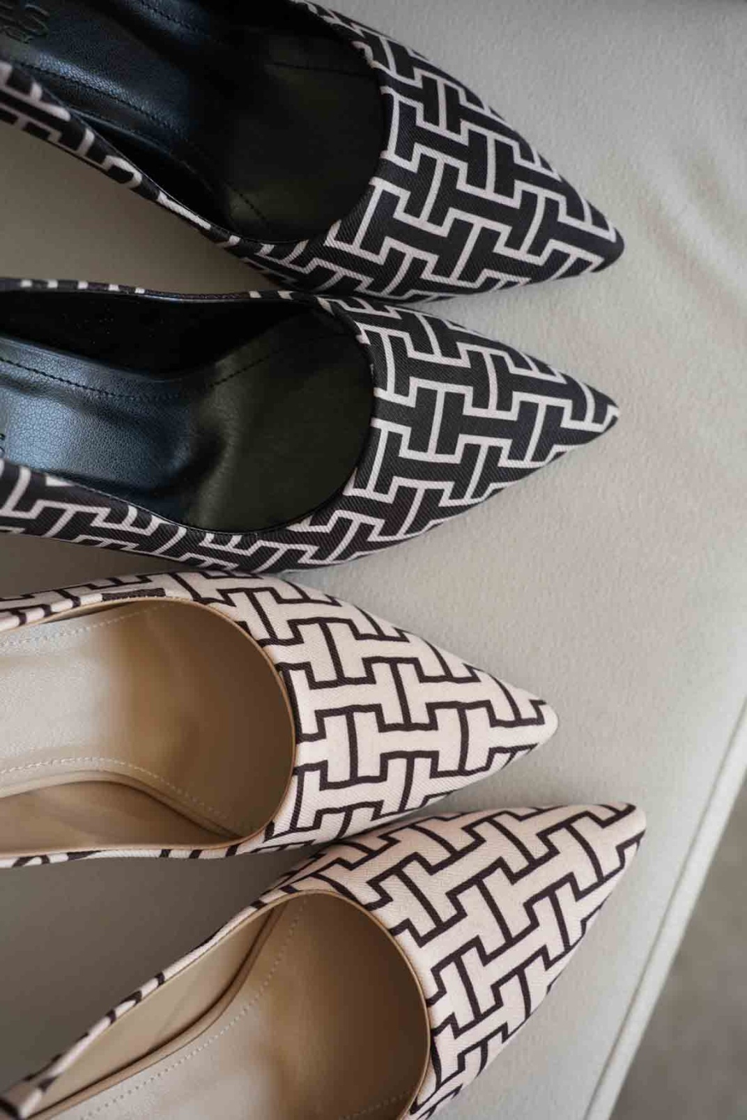 Kadın Bej Desenli Stiletto TR08MS12B