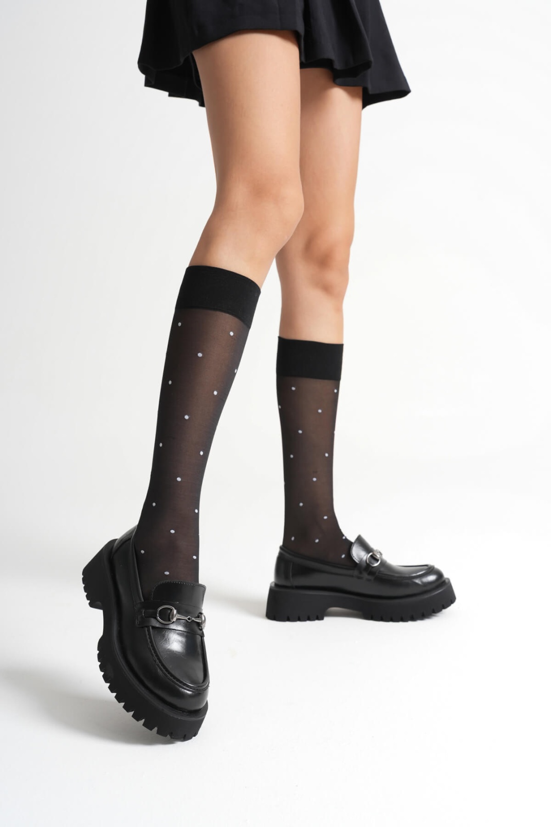 Toka Detaylı Siyah Günlük Loafer Ayakkabı TR10MS04A