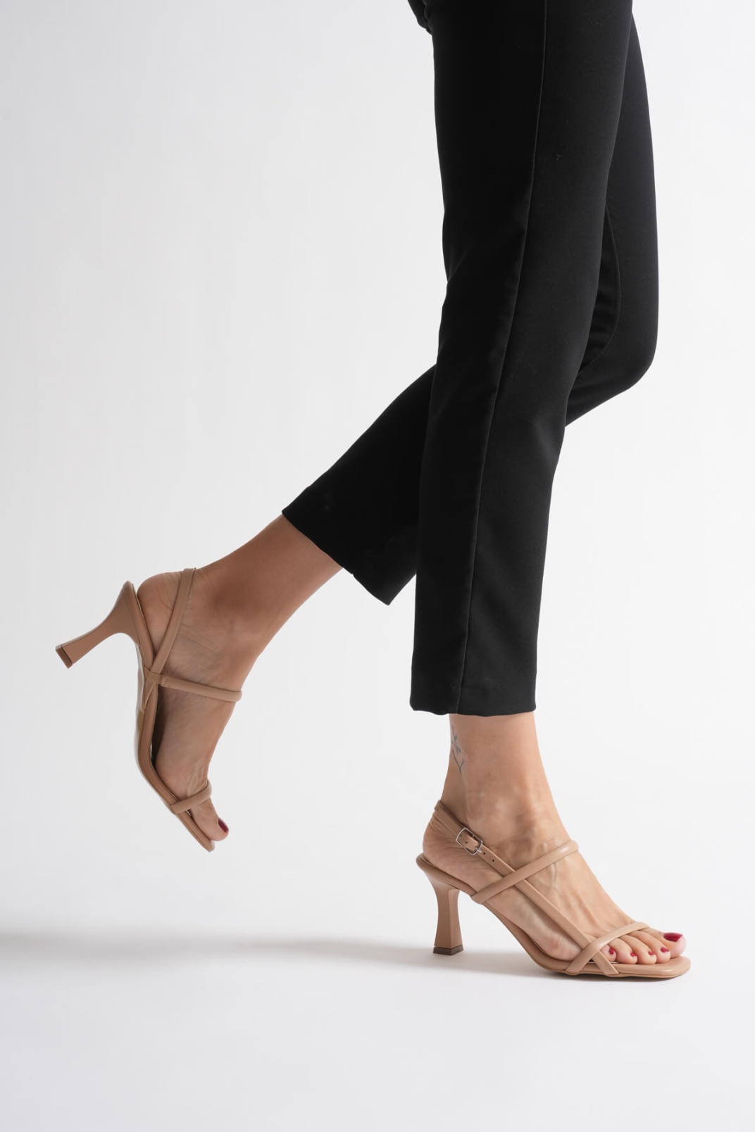 Kadın Nude Topuklu Sandalet TR12MY06E