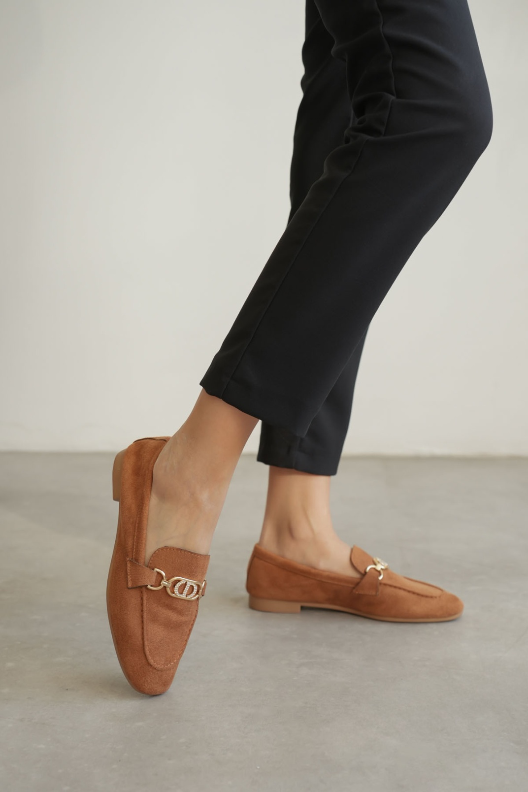 Kadın Süet Taba Günlük Ayakkabı TR27MS01C