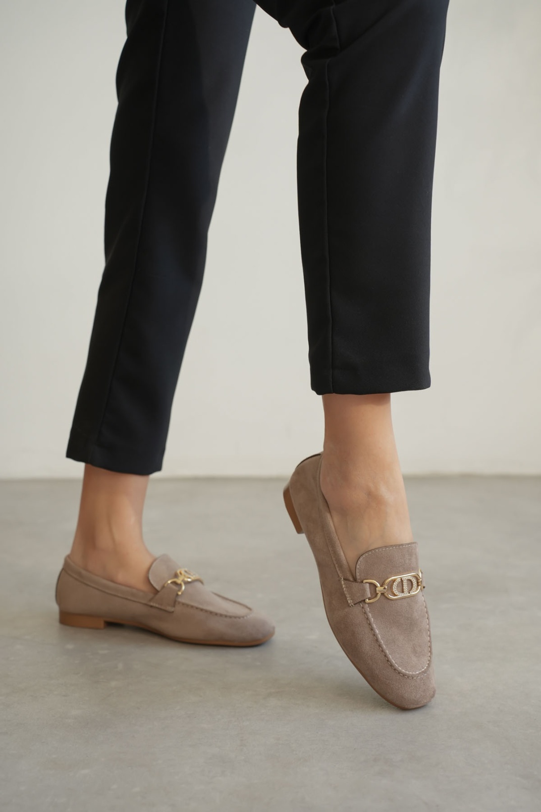 Kadın Süet Vizon Günlük Ayakkabı TR27MS01D