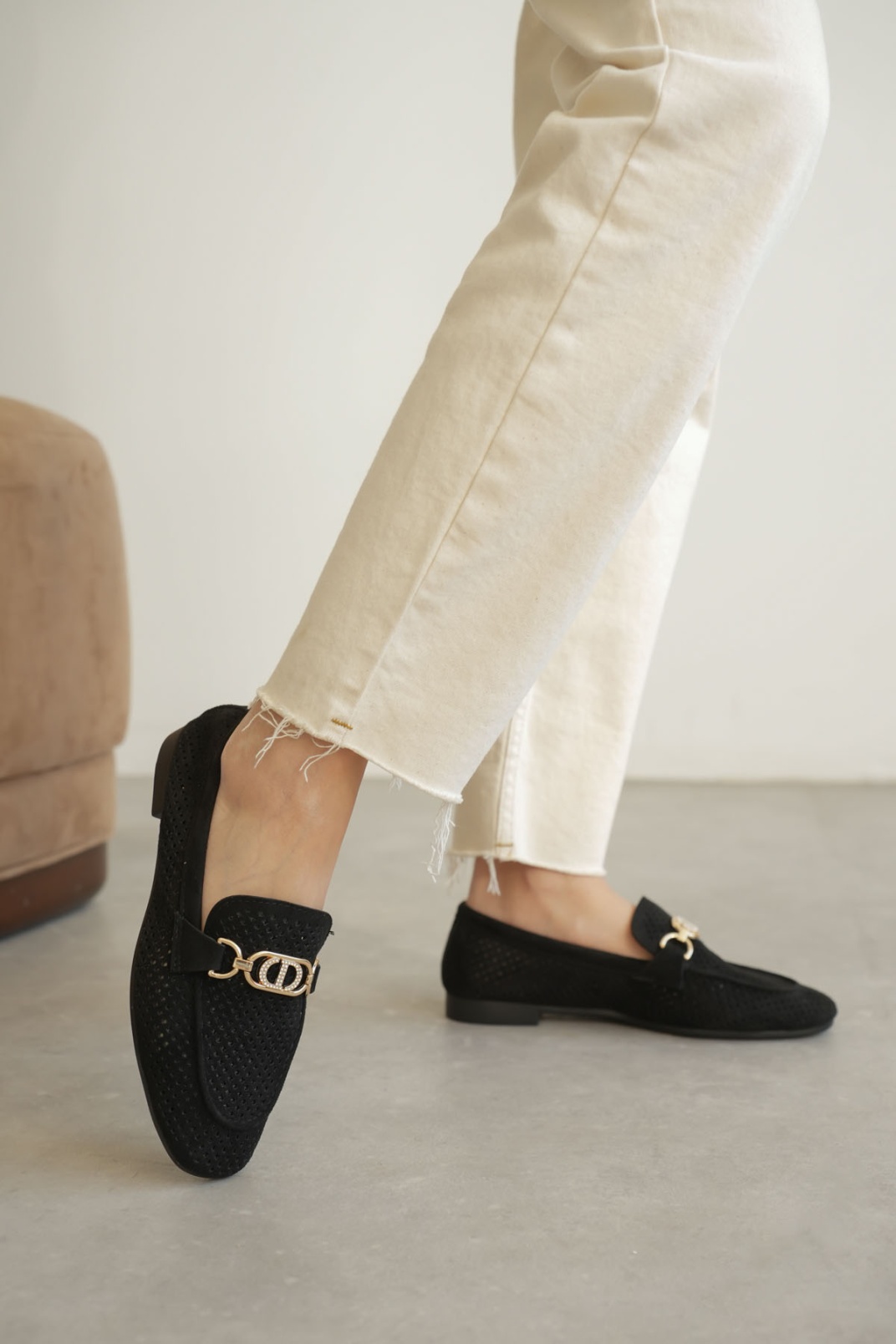 Kadın Siyah Toka Detaylı Ayakkabı TR27MS02A