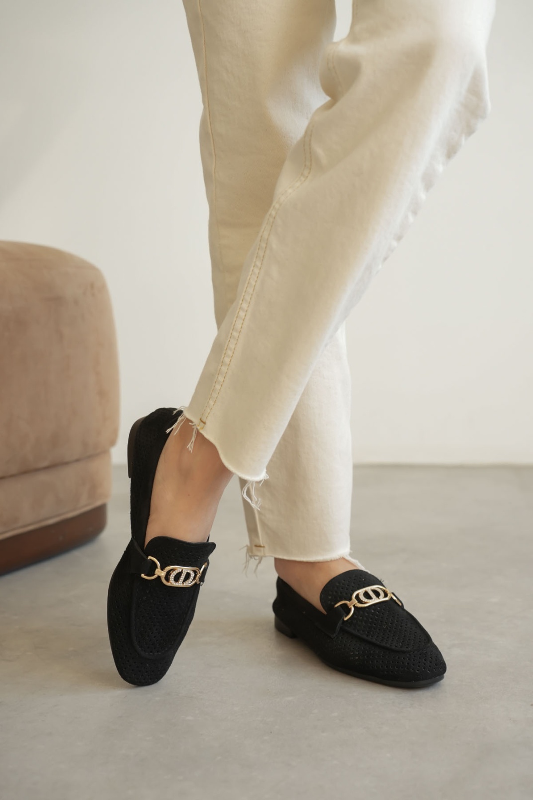 Kadın Siyah Toka Detaylı Ayakkabı TR27MS02A