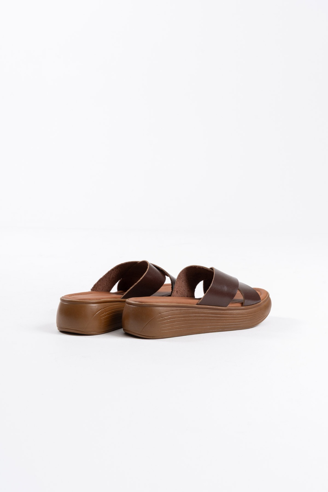 Acı Kahve Hakiki Deri Terlik TR31MY53F