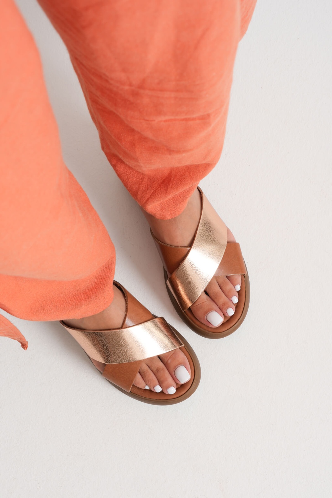 Günlük Taba Hakiki Deri Terlik TR31MY53G