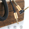 Concord C-807 1.8m Metre 3.5mm AUX L Spiral Ses Aktarım Kablosu