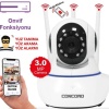 Concord C-630 3.0MP 360 Wi-Fi IP Kamera Türkçe Uygulamalı Bebek Kamerası Android iOS