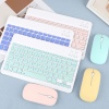 Platoon PL-388 Kablosuz Bluetooth Şarjlı Q Klavye Mouse Kit  Mouse Türkçe
