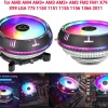 RGB CPU Cooler LGA 775 1150 1151 1155 1200 1700 FM2 AM3 AM3+ AM4 AMD/İNTEL Uyumlu İşlemci FAN
