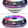 RGB CPU Cooler LGA 775 1150 1151 1155 1200 1700 FM2 AM3 AM3+ AM4 AMD/İNTEL Uyumlu İşlemci FAN