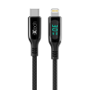 ixtech Ix-UC019 PD 30W Type-C to Lightning Dijital Göstergeli Şarj ve Data Kablosu