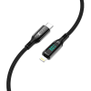 ixtech Ix-UC019 PD 30W Type-C to Lightning Dijital Göstergeli Şarj ve Data Kablosu