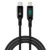 ixtech Ix-UC019 PD 30W Type-C to Lightning Dijital Göstergeli Şarj ve Data Kablosu
