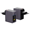 ixtech Ix-HC5 100W Type-C ve Usb Üç Portlu Seyahat Tipi Hızlı Şarj Adaptörü