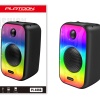 Platoon PL-4466 RGB Hafıza Kartı SD ve USB Girişli Bluetooth Taşınabilir Speaker Hoparlör