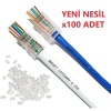 RJ45 PL-6157 Cat6 Yeni Nesil Delikli Jack Konnektör 100 Adet