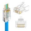 RJ45 PL-6157 Cat6 Yeni Nesil Delikli Jack Konnektör 100 Adet