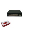 MPIA MP-POE8 8 Port 2*10/100Mbps PoE Switch 2 Uplink - 8 Port PoE Switch 120W Watt