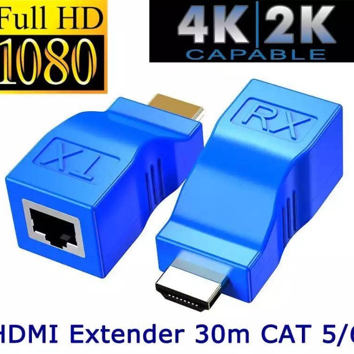 J-Tech EX2022 4K HDMI To Cat5-Cat6 Extender 30 Metre Uzatıcı
