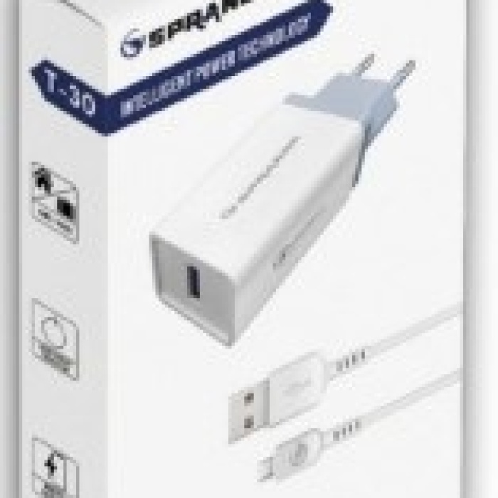 Sprange T-30 18W 3A Fast Hızlı Qualcomm Quick Charge 3.0 Type-C Kablolu Şarj Seti