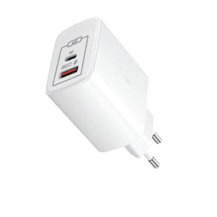 Techson T15-UC25 25W PD USB Ultra Turbo Fast Hızlı Qualcomm Quick Charge 3.0 Şarj Başlık Kafa