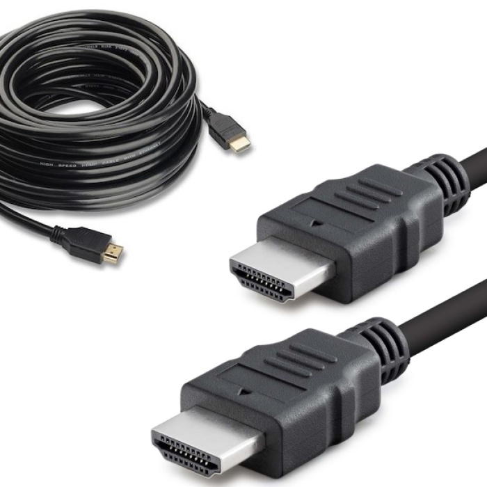 25 Metre 1080P HDMI Kablo TV Bilgisayar Uydu Projeksiyon Full HD Görüntü Ses Aktarma Kablosu