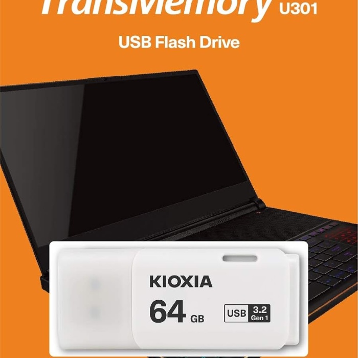 Kioxia U301 64GB USB 3.2 TransMemory High Speed USB Flash Bellek