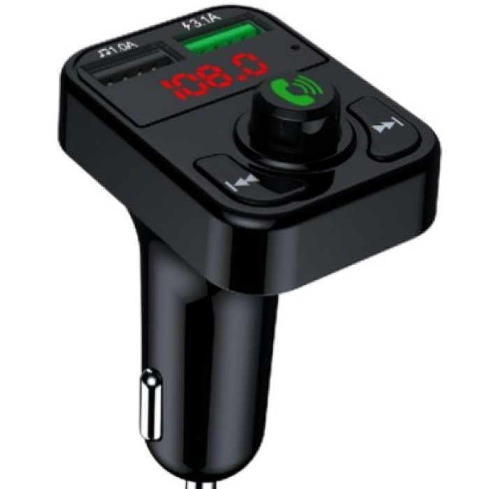 Concord C-606 Bluetooth Görüşme ve Müzik Fm Transmitter 3.1A Çift USB Şarj